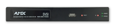 SVSI STAND-ALONE H.264 DECODER WITH USB FOR RECORD, ONE SFP FIBER/RJ45 COPPER NETWORK PORT CAGE,