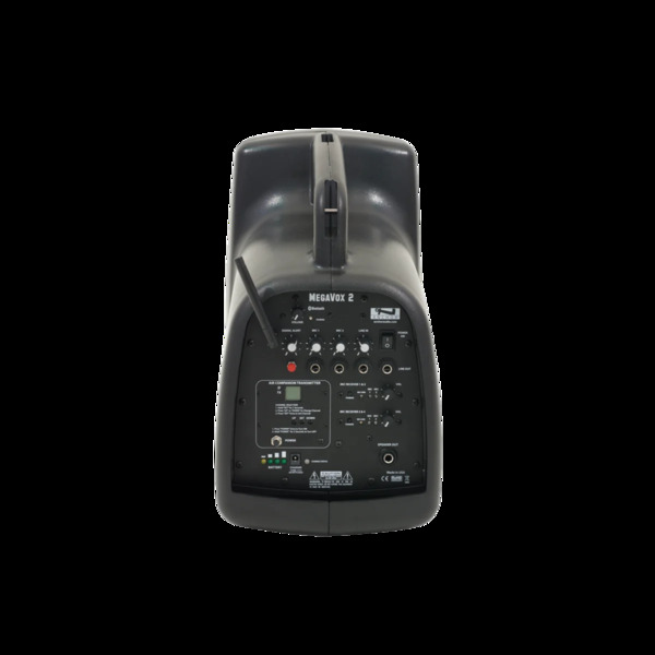 MEGAVOX SYSTEM U2, BATTERY POWERED PA, 1 WIRELESS MIC: HANDHELD WH-LINK / STAND, SAME AS MEGA-BP1-H