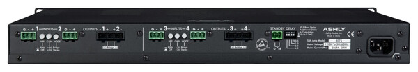 POWER AMPLIFIER 4 X 75W @ 4 OHMS, CONVECTION COOLED SRA SERIES