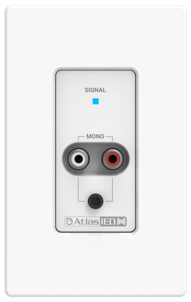 ATMOSPHERE RCA/3.5MM AUDIO INPUT / WHITE WALL PLATE