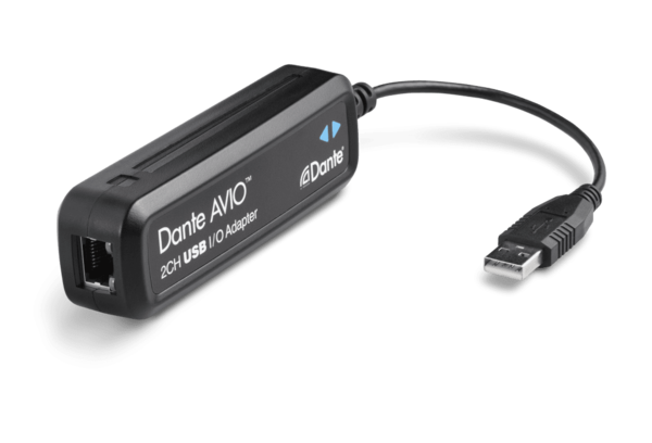 DANTE AVIO USB COMPUTER OR MOBILE PHONE ADAPTER - 2 IN X 2 OUT USB