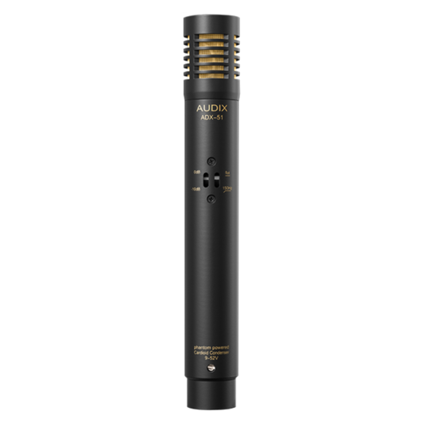 PROFESSIONAL ELECTRET CONDENSER MICROPHONE WITH PAD AND ROLL-OFF