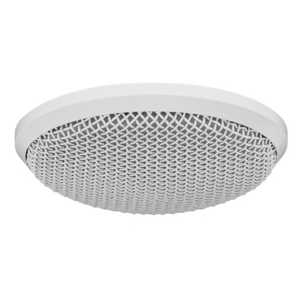 M70 WHITE STEERABLE, FLUSH-MOUNT CONDENSER MICROPHONE W/ LED FOR THE DN4 MIC SYSTEM