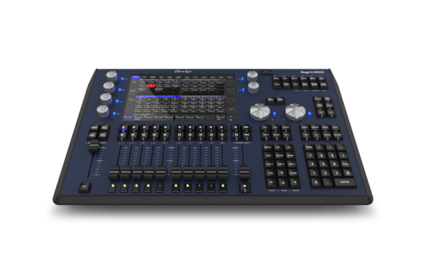 CHAMSYS MAGICQ MQ50 COMPACT CONSOLE W/10" TOUCHSCREEN, 6 UNIVERSES (4 VIA DIRECT DMX512 OUT PORTS)