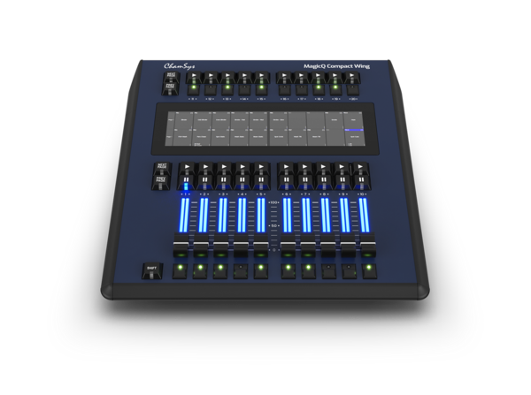 CHAMSYS MAGICQ COMPACT WING, 10 FADER PLAYBACKS, 10 EXECUTE PLAYBACKS, USB CONNECTION