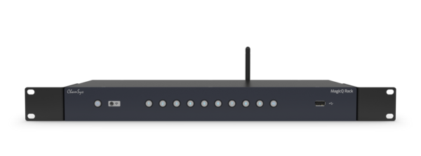 CHAMSYS MAGICQ RACK, RACK MOUNTABLE MAGICQ CONSOLE, 24 DMX UNIVERSES, BUILT-IN WIFI