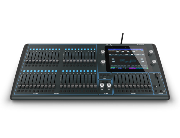 CHAMSYS QUICKQ 30 LIGHTING CONTROL CONSOLE WITH 9.7" TOUCHSCREEN - SUPPORTS 4 UNIVERSES