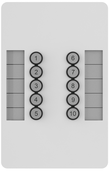 SNAKESYS 10SCENE WALL STATION, SNAKESYS 10SCENE WALL PLATE WHITE (DUAL PACK) US