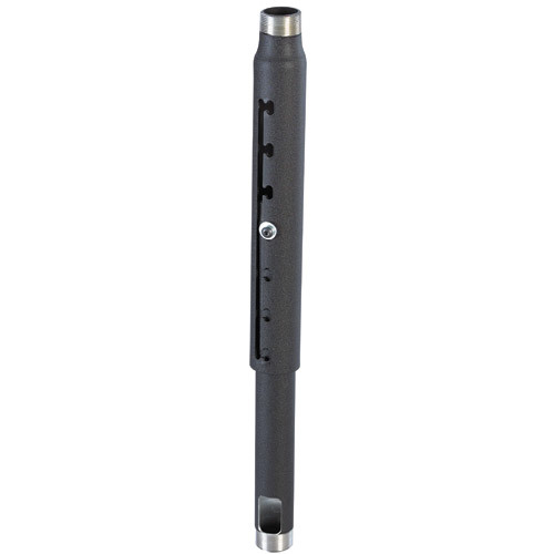 ADJUSTABLE PIPE/EXTENSION COLUMN -  9 TO 12 INCHES BLACK
