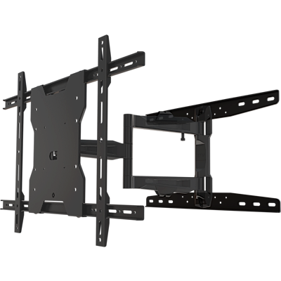 WORLD'S THINNEST ARTICULATING ARM FOR 13" TO 65" SCREENS WITH DOUBLE STUD WALL PLATE FOR ATTACHING T