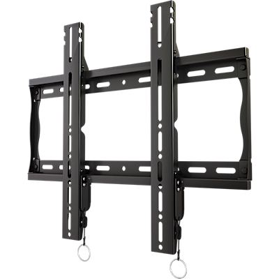 UNIVERSAL FLAT WALL MOUNT WITH LEVELING MECHANISM, FOR 37 IN TO 90 IN FLAT PANEL SCREENS