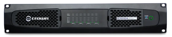 8CH POWER AMPLIFIER 300W @ 4OHM 70V 100V WITH DANTE NETWORKED AUDIO SUPPORT & DSP