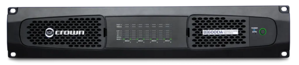 8 CHANNEL POWER AMPLIFIER 600W @ 4OHM, 70V 100V,  DANTE