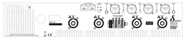 4CH AMPLIFIER 14000 TOTAL WATTS, NON DSP