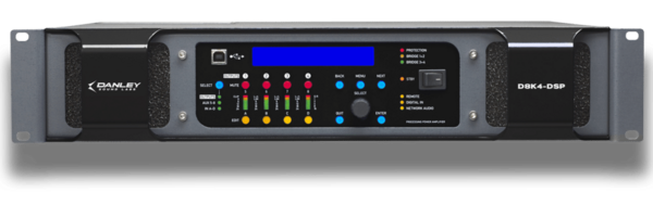 4CH AMPLIFIER, 8000 TOTAL WATTS, WITH DSP