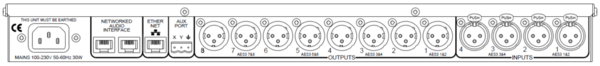 DNA DSP DIGITAL SYSTEM CONTROLLER / 4 INPUT & 8 OUTPUT CHANNELS / LIR LINEAR PHASE CROSSOVERS