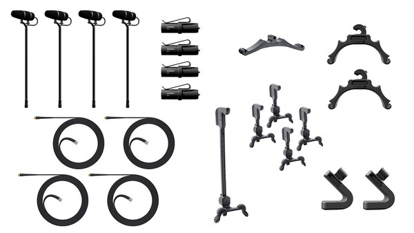 4099 CORE+ Classic Touring Kit, 4 Mics and accessories, Loud SPL, Cardboard box