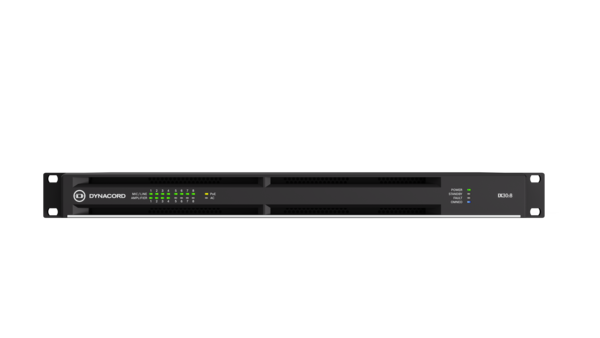 8-channel networked multichannel DSP amplifier, 3 kW