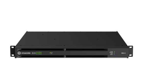 4-channel networked multichannel DSP amplifier, 6 kW