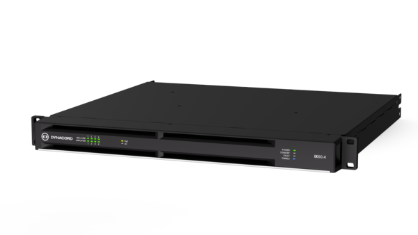 4-channel networked multichannel DSP amplifier, 6 kW