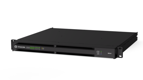 8-channel networked multichannel DSP amplifier, 3 kW