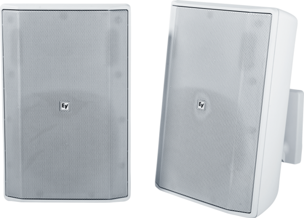 SURFACE MOUNT BOX SPEAKER, 8" CABINET, 8OHM,  WHITE (PRICED & SOLD AS PAIR)