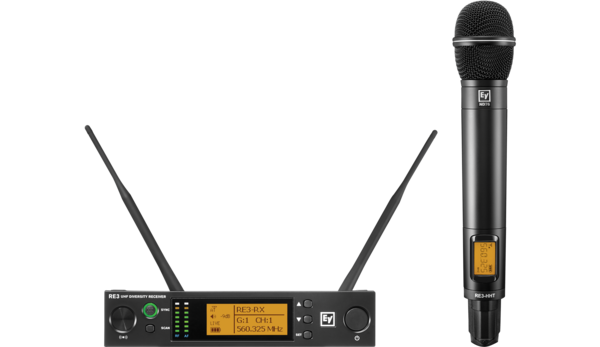UHF WIRELESS HANDHELD SET FEATURING ND76 DYNAMIC CARDIOID MICROPHONE 560-596MHZ