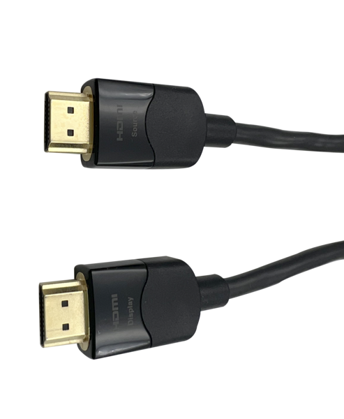 HDMI 2.1 Certified Optical Cable, Ultra 8k, 24K Gold Plated Die Cast Connectors, 10 Meter