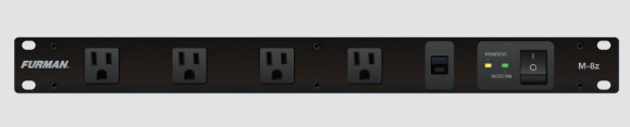 MERIT Z POWER CONDITIONER WITH EVS SURGE PROTECTION, 12 OUTLETS, USB-A/C CHARGING, AUTO RESET