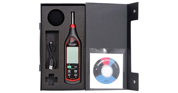 CHECKMATE CM-170 SOUND PRESSURE LEVEL METER WITH DATA LOGGING, CLOCK & USB INTERFACE