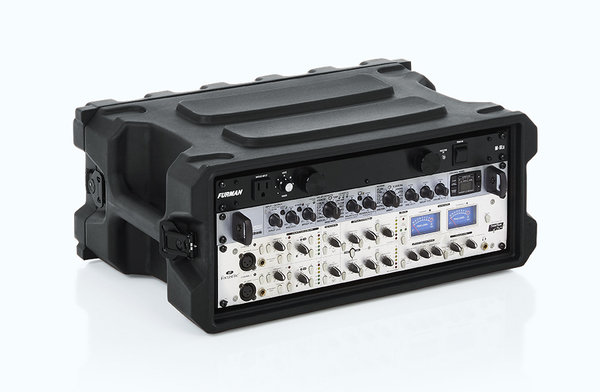 PRO-SERIES MOLDED MIL-GRADE PE RACK CASE; 4U, 13" DEEP