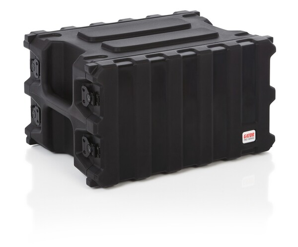 PRO-SERIES MOLDED MIL-GRADE PE RACK CASE; 6RU, 19" DEEP