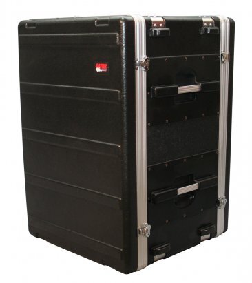 ATA MOLDED PE SHOCK RACK W/ RUBBER SHOCK SUSPENSION; 16U