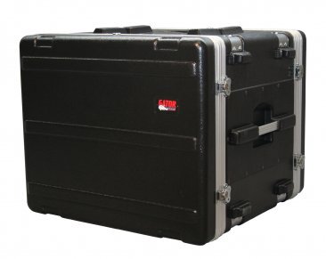 ATA MOLDED PE SHOCK RACK W/ RUBBER SHOCK SUSPENSION; 8U