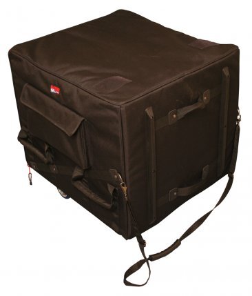 SUB WOOFER NYLON BAG W/ BUILT-IN CASTERS; FITS SUBS BY CERWIN VEGA, JBL, MACKIE & MANY MORE