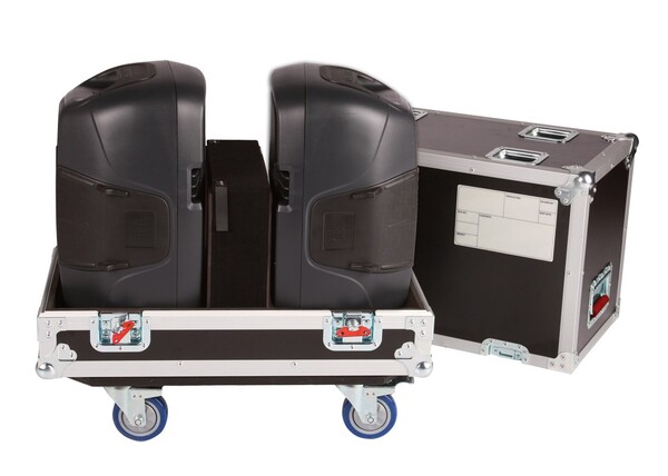 G-TOUR DOUBLE SPEAKER CASE FOR TWO 12" LOUD SPEAKERS