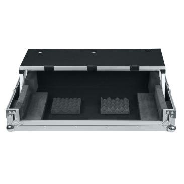 G-TOUR UNIVERSAL FIT ROAD CASE FOR LARGE SIZED DJ CONTROLLERS WITH SLIDING LAPTOP PLATFORM