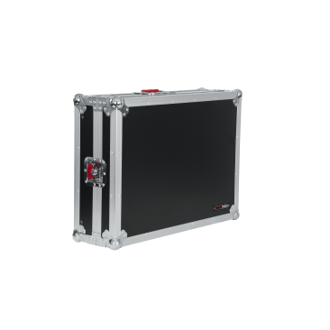 G-TOUR UNIVERSAL FIT ROAD CASE FOR MEDIUM SIZED DJ CONTROLLERS WITH SLIDING LAPTOP PLATFORM