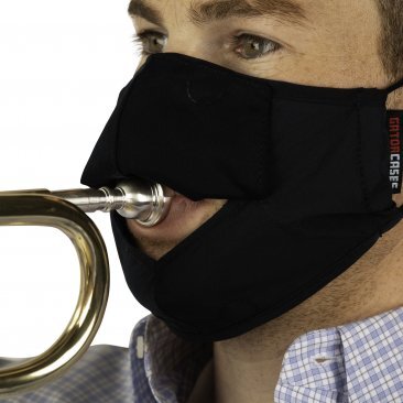 SMALL-SIZE WIND INSTRUMENT DOUBLE-LAYER FACE MASK