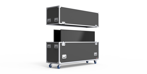 GATOR EXPO SERIES ATA CASE FOR TWO 70”-75” SCREENS