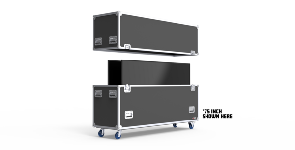 GATOR EXPO SERIES ATA CASE FOR TWO 80”-86” SCREENS