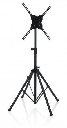 FRAMEWORKS DELUXE QUAD LEGGED LCD/LED STAND WITH LIFT-EEZ PISTON; FITS UP TO 65"