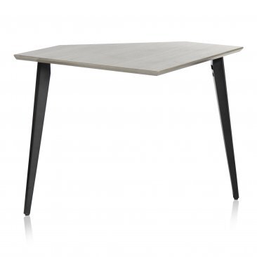 ELITE FURNITURE SERIES CORNER DESK SECTION IN DRIFTWOOD GREY FINISH