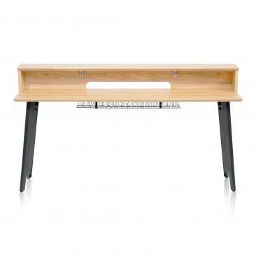 ELITE FURNITURE SERIES 88-NOTE KEYBOARD TABLE IN NATURAL MAPLE MATTE FINISH