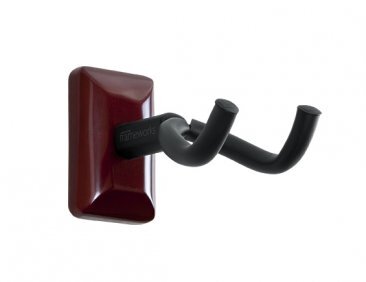 GATOR FRAMEWORKS WALL MOUNTED GUITAR HANGER WITH CHERRY MOUNTING PLATE
