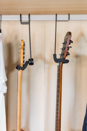 CLOSET HANGER YOKE FOR ACOUSTIC, ELECTRIC & BASS GUITARS
