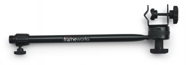 FRAMEWORKS ADJUSTABLE ANGLE 16 INCH CLAMP-ON MINI BOOM WITH INTERLOCKING DESIGN