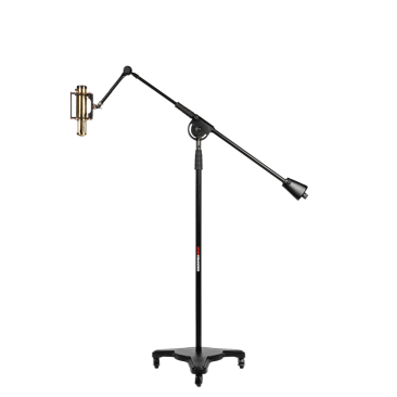 FRAMEWORKS STUDIO MIC BOOM W/ HEAVY BASE & WHEELS