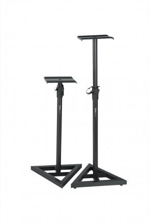 FRAMEWORKS ADJUSTABLE STUDIO MONITOR STANDS (PAIR) WITH MAX HEIGHT OF 50 INCHES
