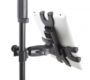 ADJUSTABLE CLAMPING TRAY FOR IPAD 2 AND OTHER TABLET DEVICES